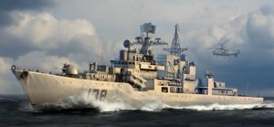 TRUMPETER 1/350 中國 泰州號 導彈驅逐艦